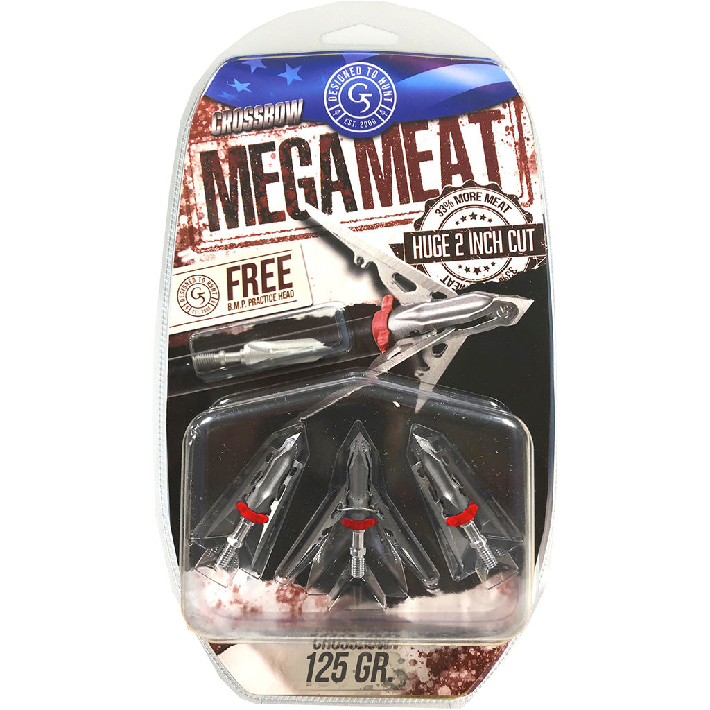 G5 Mega Meat Crossbow Broadheads 125 gr. 3 pk.