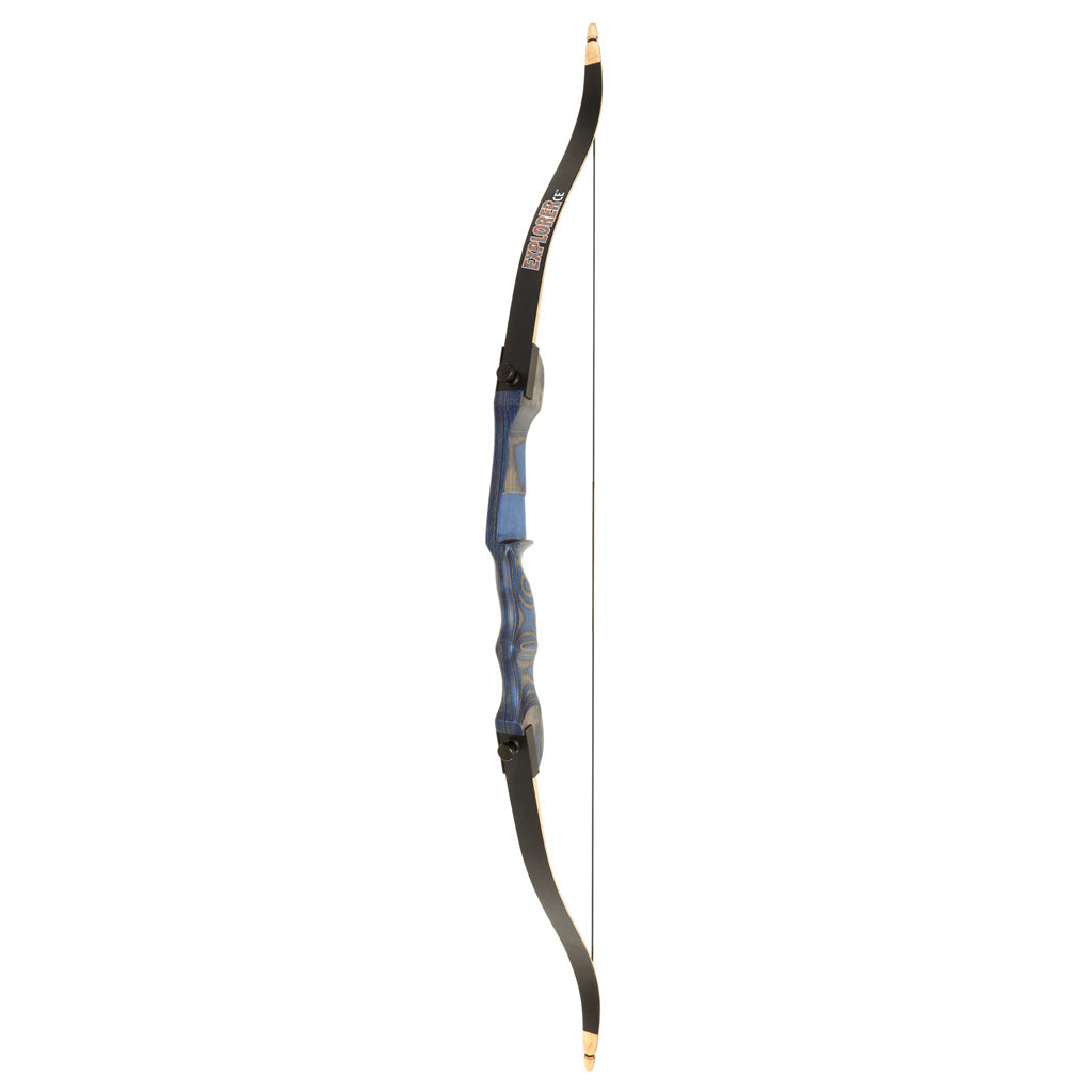 October Mountain Explorer CE Recurve Bow Blue 54 in. 15 lbs. LH