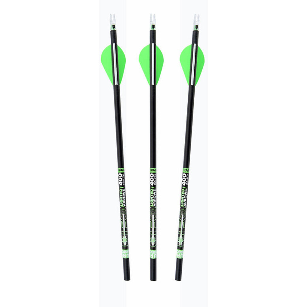 30-06 UFO Lighted Carbon Arrow  Green 30 in. 500 3 pk.